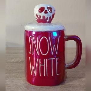 Disney Snow White Red Iridescent Ceramic Mug